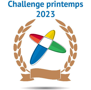 Badge de bronze - challenge printemps 2023