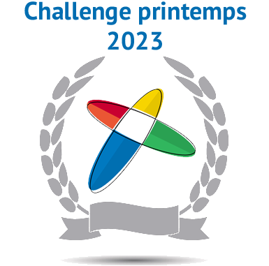 Badge d'argent - challenge printemps 2023