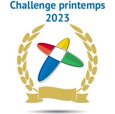 Badge d'or - challenge printemps 2023