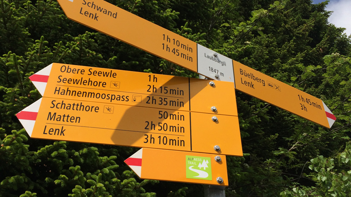 Der AlpnessTrail wurde am 23.06.2014 offiziell eröffnet. Die Bergwanderroute führt in 13 Etappen durchs Obersimmental und durchs Saanenland.