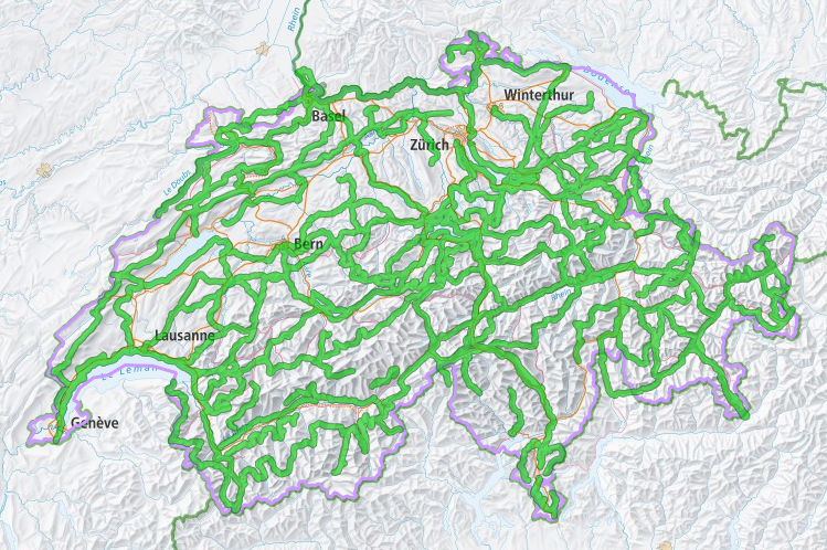 Wanderland Schweiz - 60'000 Kilometer einheitlich ausgeschilderte Wanderrouten.