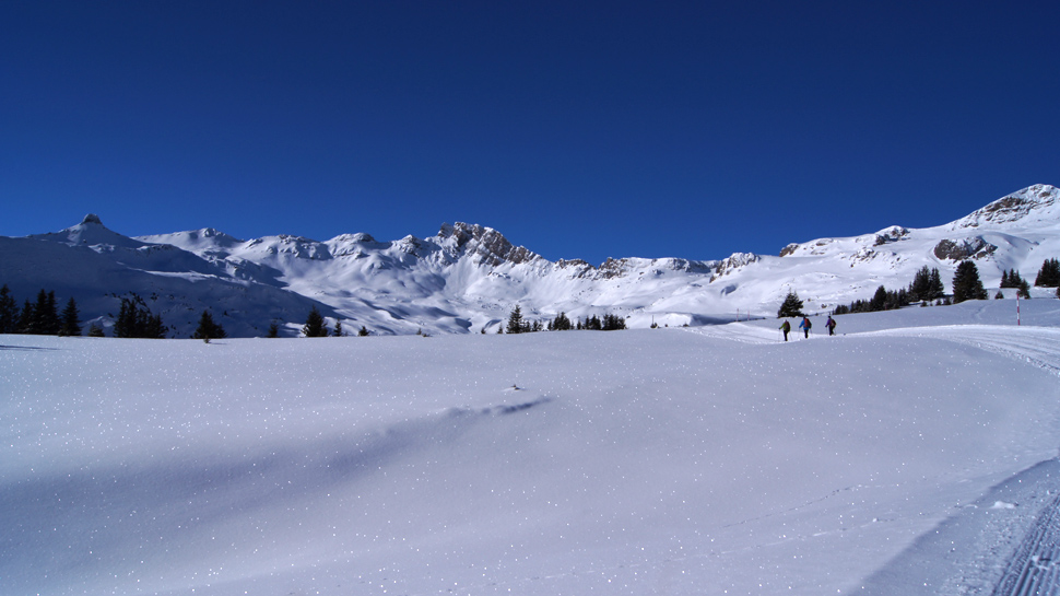 Der Klassiker: Schneeschuhtour zur Spitzmeilenhütte