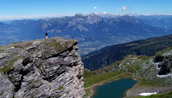 Der Baschalvasee liegt im Pizolgebiet in der Ostschweiz.
