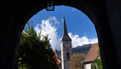 Chur: Blick auf die Martinskirche.