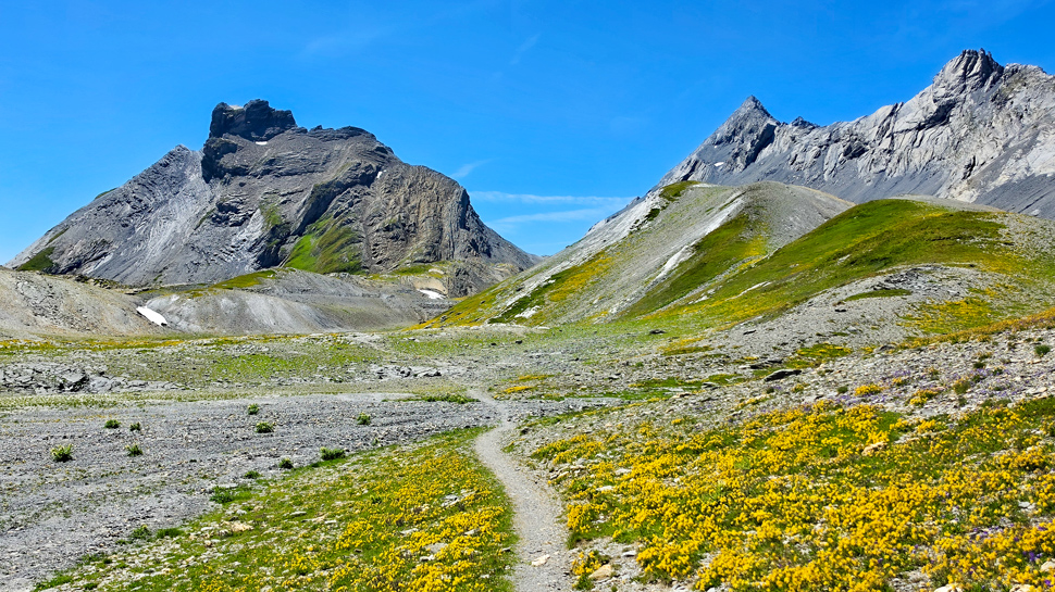 Bergwanderung von Derborence nach Ovronnaz