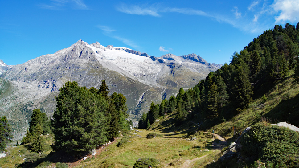 Bergwanderung Riederalp - Hängebrücke - Belalp