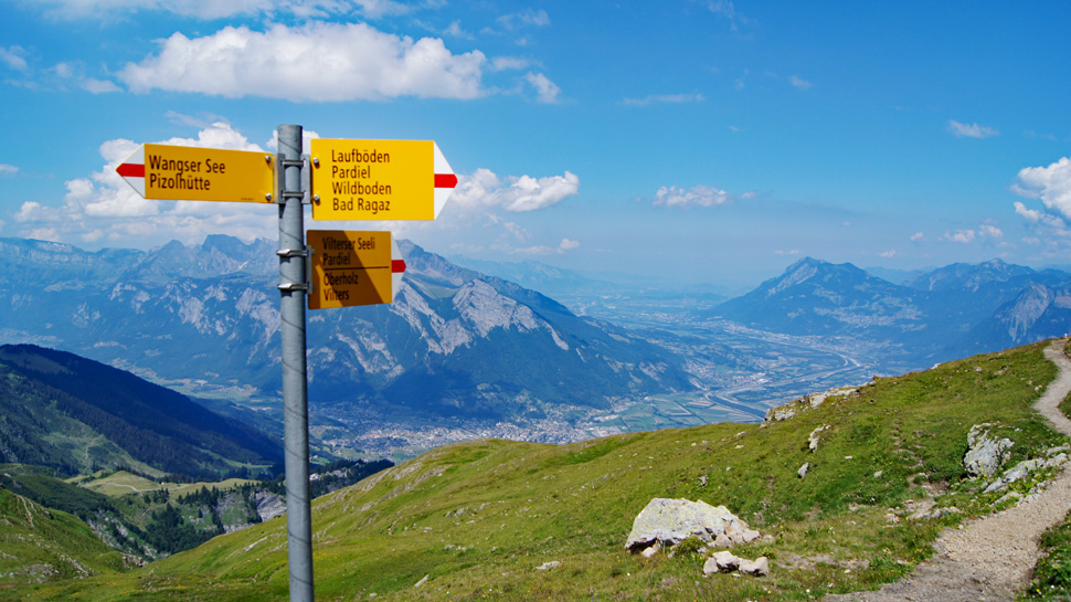 Panoramawanderung von Pardiel zur Pizolhütte