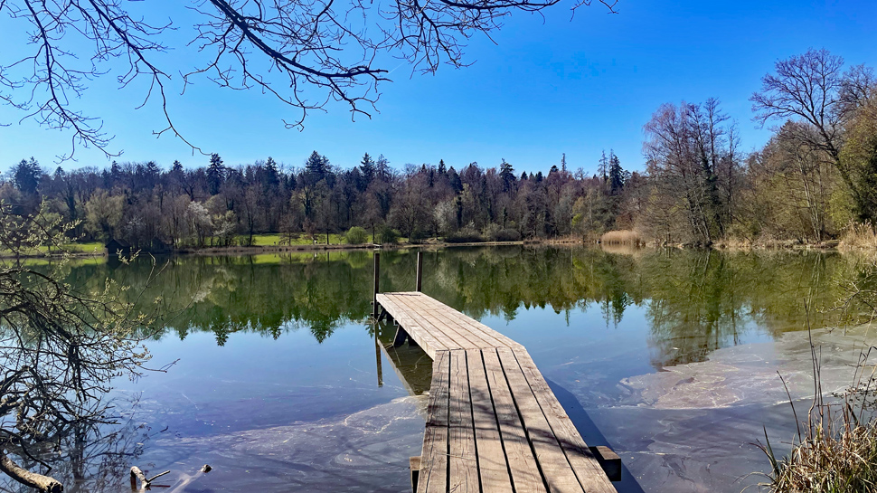 Die Wanderung startet in Andelfingen und führt durch schöne Landschaften zum Husemersee.