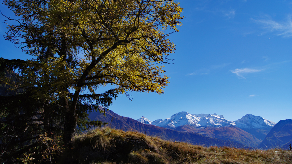 Wanderung von Geimen zum Aussichtspunkt auf dem Blindbärgji