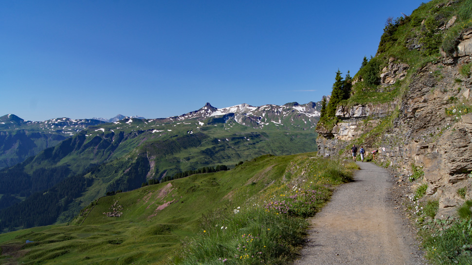 Wanderung vom Maschgenkamm zur Spitzmeilenhütte