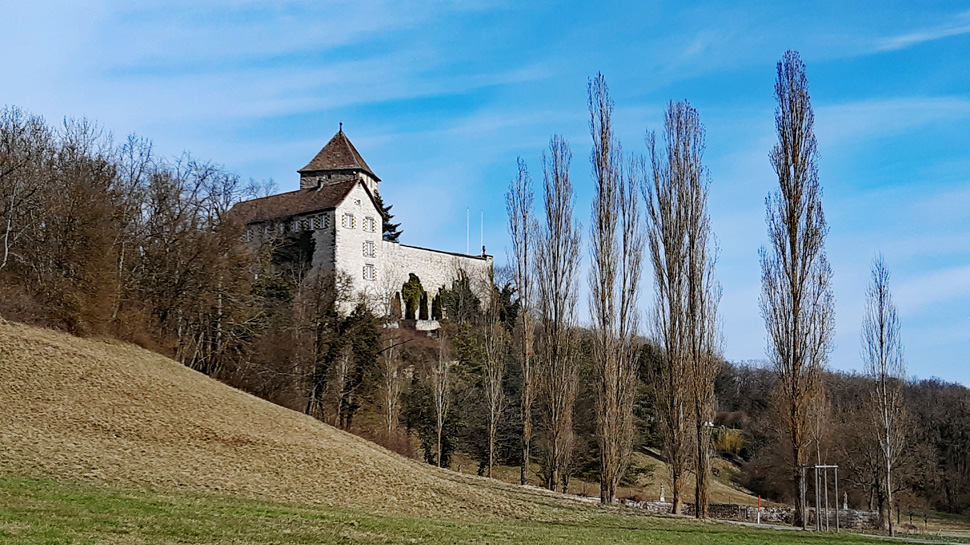 Die Wanderung führt von Schaffhausen zum Schloss Herblingen und weiter bis nach Opfertshofen.