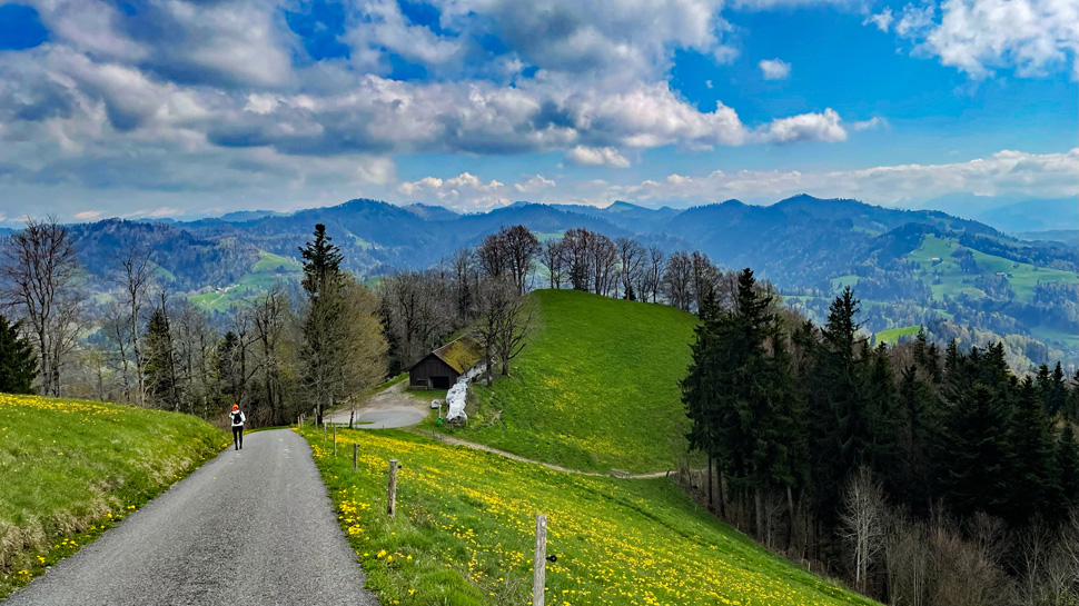 Wanderung vom Tösstal über die Hulftegg aufs Hörnli