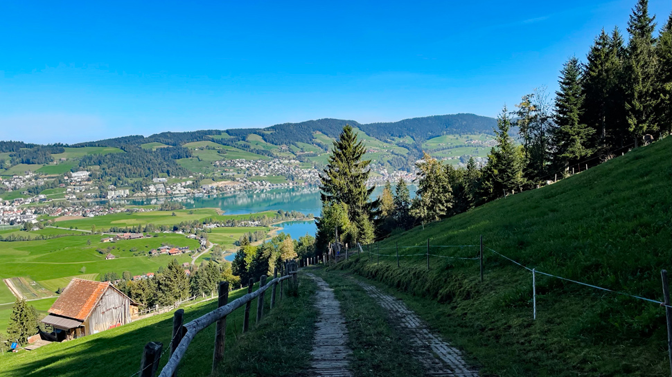 Wanderung über die Brandhöchi zum Morgarten Denkmal