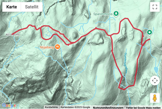 Übersichts-Routenkarte