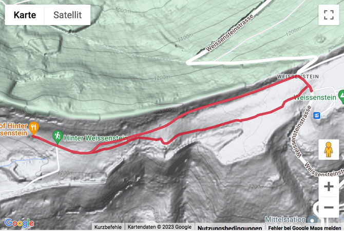 Übersichts-Routenkarte