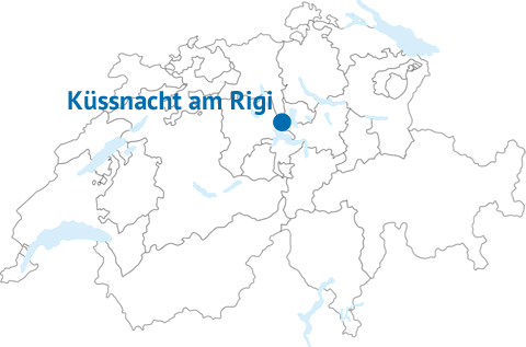 Geografische Lage von Küssnacht am Rigi