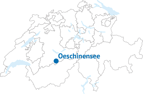 Geografische Lage des Oeschinensees