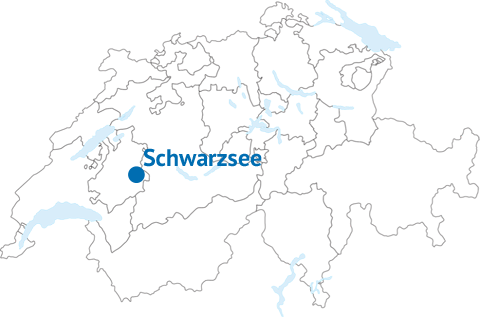 Geografische Lage des Schwarzsees Geografische Lage des Schwarzsees