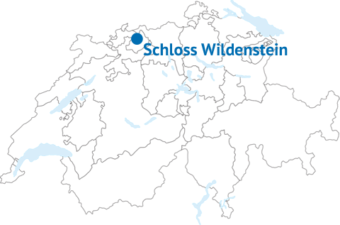Geografische Lage des Schlosses Wildenstein