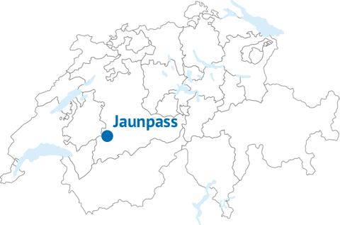 Geografische Lage des Jaunpasses