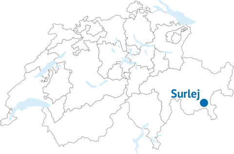 Geografische Lage von Surlej