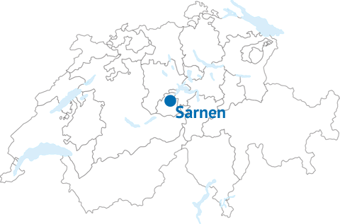 Geografische Lage von Sarnen