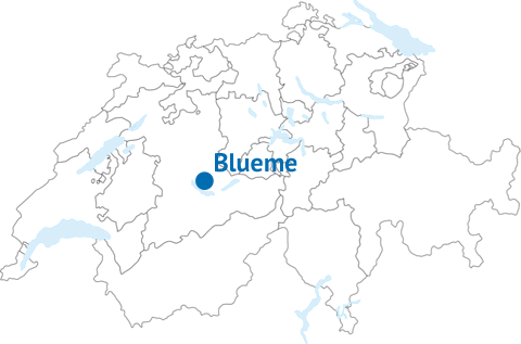 Geografische Lage der Blueme