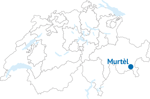 Geografische Lage von Murtèl