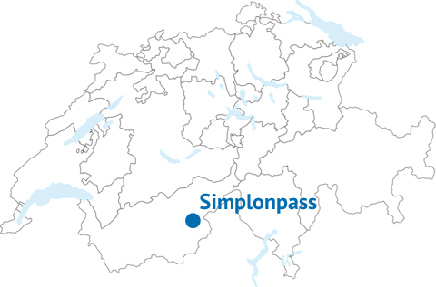 Lage von Simplonpass