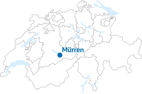 Geografische Lage von Mürren