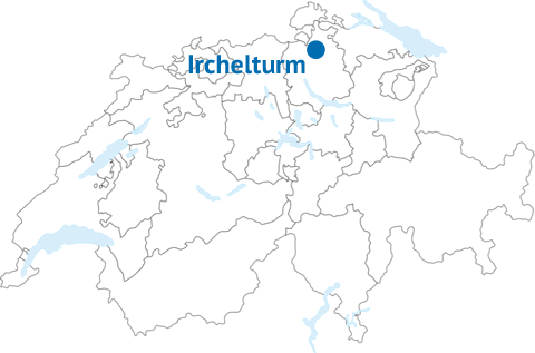 Geografische Lage des Irchelturms Geografische Lage des Irchelturms
