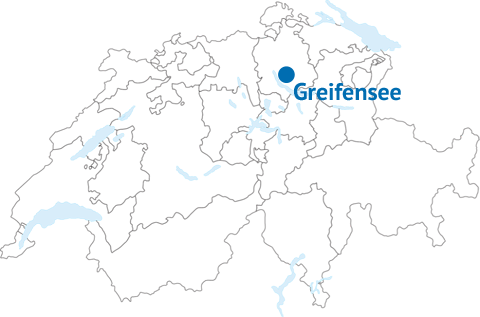 Geografische Lage des Greifensees