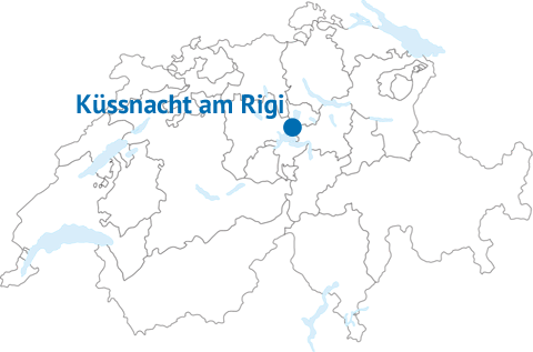 Geografische Lage von Küssnacht am Rigi Geografische Lage von Küssnacht am Rigi