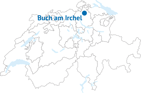 Geografische Lage von Buch am Irchel