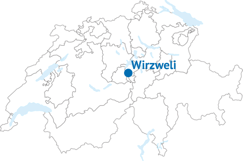 Lage Startort - Winterwanderung von der Gummenalp nach Wirzweli