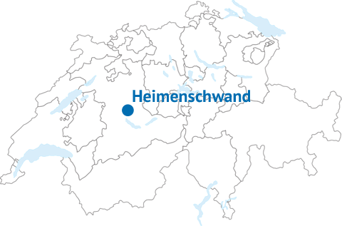Geografische Lage von Heimenschwand