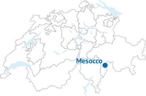 Lage von Mesocco