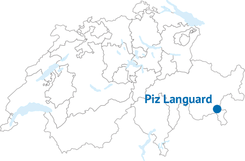 Geografische Lage des Piz Languards