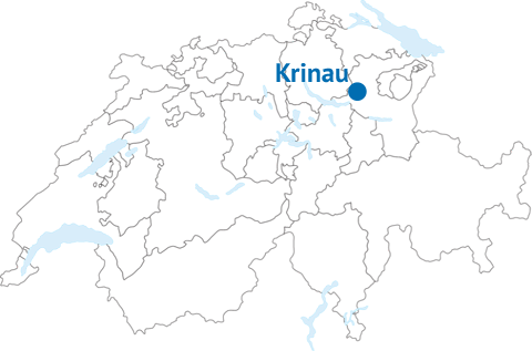 Geografische Lage von Krinau