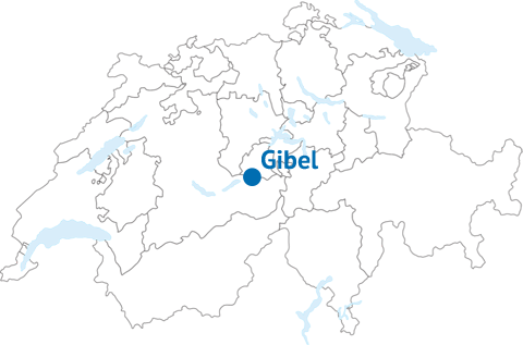 Geografische Lage des Gibels