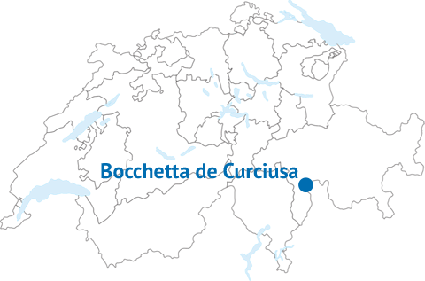 Geografische Lage der Bocchetta de Curciusa