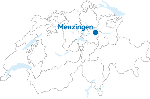 Geografische Lage von Menzingen