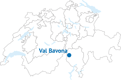 Geografische Lage des Val Bavona