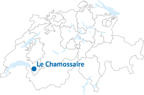 Geografische Lage des Chamossaire Geografische Lage des Chamossaire