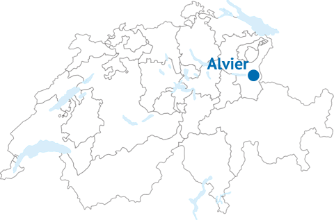 Geografische Lage des Alvier