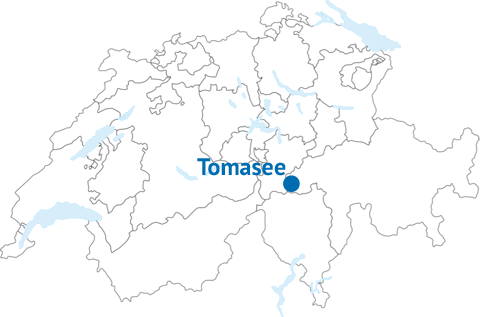 Geografische Lage des Tomasees