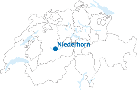 Geografische Lage des Niederhorns