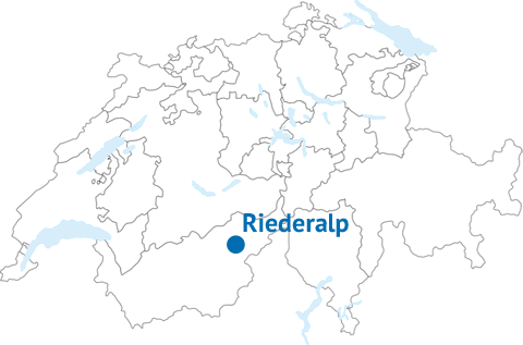 Geografische Lage der Riederalp Geografische Lage der Riederalp