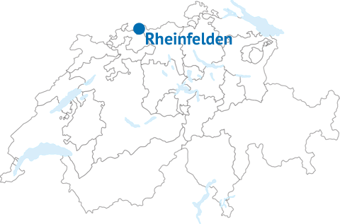 Geografische Lage von Rheinfelden