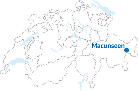 Geografische Lage der Macunseen Geografische Lage der Macunseen